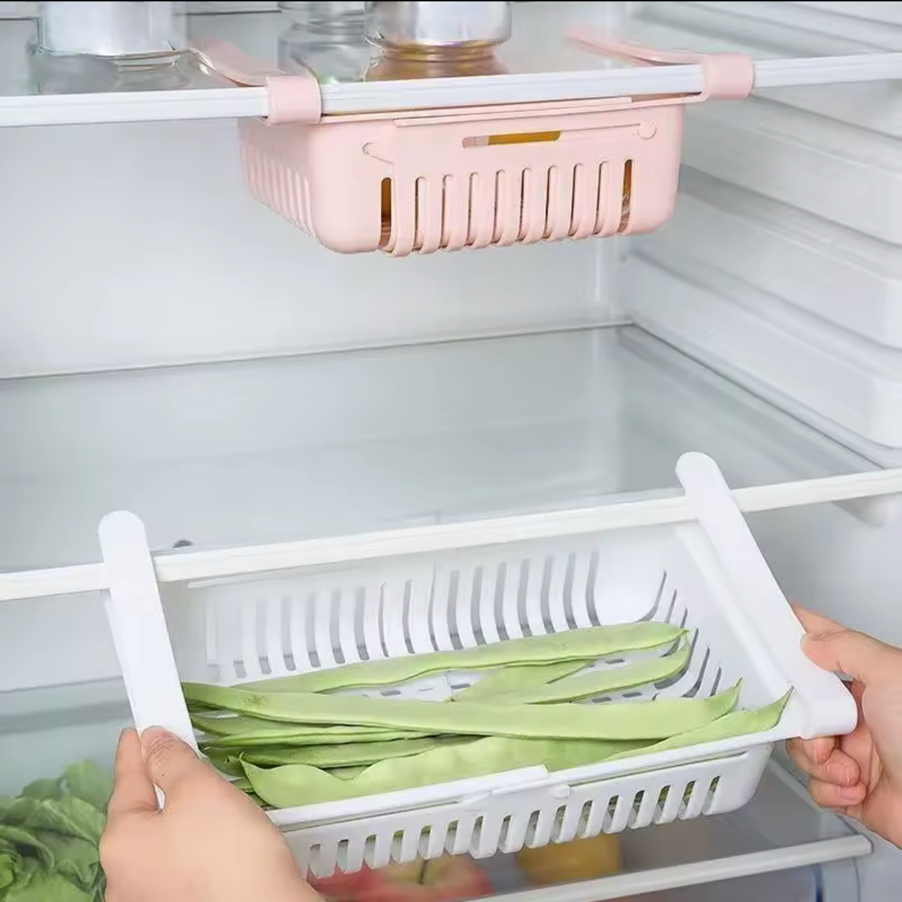 Kleva Slide™ Expandable Fridge & Freezer Organizer
